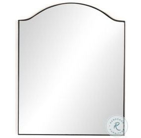 Jacques Gunmetal Small Irregular Mirror