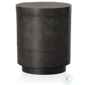 Javi Aged Grey Outdoor Round End Table