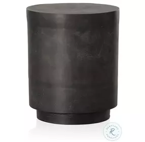 Javi Aged Grey Outdoor Round End Table