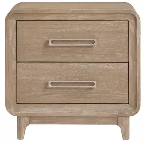 Wilshire Natural 2 Drawer Nightstand