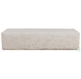 Otero Matte Stone Rectangular Outdoor Coffee Table