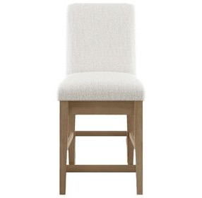 Sequoia Pearl Upholstered Counter Height Stool Set of 2