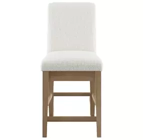 Sequoia Pearl Upholstered Counter Height Stool Set of 2