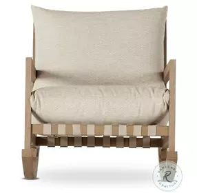 Aiken Faye Sand Outdoor Rocking Chair
