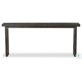 Warby Worn Black Veneer 78" Console Table