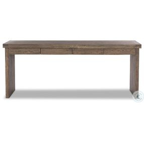Warby Worn Oak Veneer 78" Desk