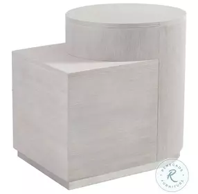 Signature Designs White Gray Maxwell Split Level End Table