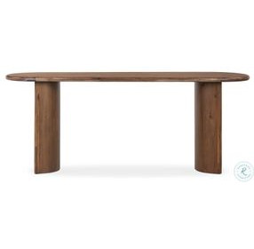 Paden Seasoned Brown Acacia 78" Large Console Table