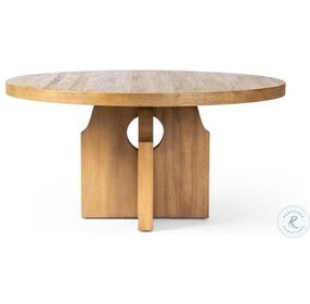 Allandale Reclaimed Natural Elm 60" Round Dining Table