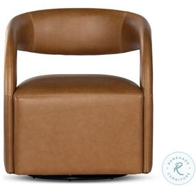 Hawkins Sonoma Butterscotch Swivel Chair