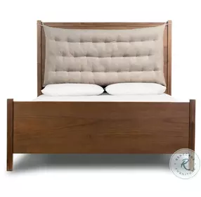 Sullivan Harbor Sand Performance Fabric King Upholstered Bed