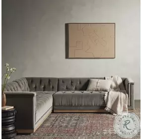Maxx Sapphire Birch 101" 3 Piece Sectional