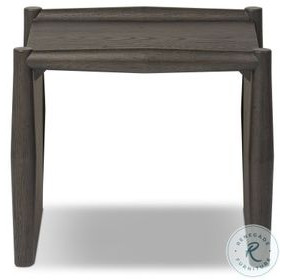Glenview Smoked Black Oak Square End Table