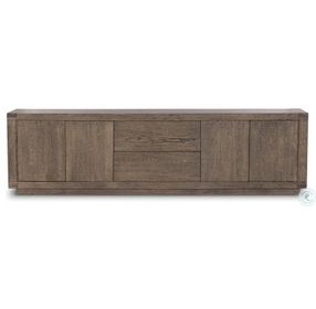 Warby Worn Oak Veneer 94" Media Console