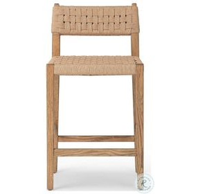 Hamlin Double Twisted Paper Cord Counter Height Stool