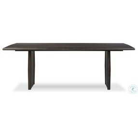Glenview Smoked Black Oak 86" Rectangular Dining Table