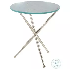 Signature Designs Champagne Marcus Round End Table
