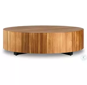 Hudson Natural Yukas Round Coffee Table