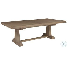 Simpatico White Oak Rectangular Extendable Dining Table
