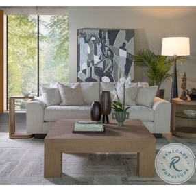 Simpatico White Oak Square Occasional Table Set