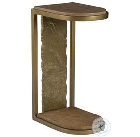 Simpatico Walnut and Brazilian Slate C Table