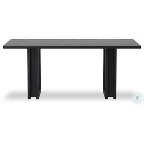 Carmel Black Wash Mango 72" Rectangular Dining Table