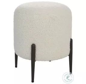 Arles Luxurious White Ottoman