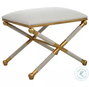 Chic Crisp White Bench
