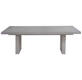 Solimar White Oak 114" Extendable Rectangular Dining Table