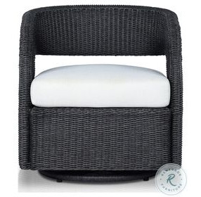 Hawkins Vintage Coal Outdoor Swivel Chair