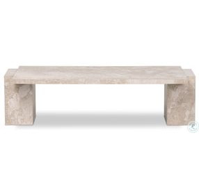 Romano Lunar Marble Rectangular Coffee Table