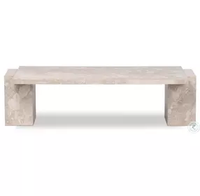 Romano Lunar Marble Rectangular Coffee Table