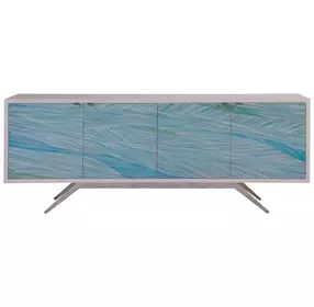 Blue Wave Beige 78" TV Stand