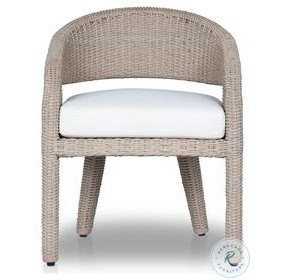 Hawkins Vintage White Outdoor Dining Chair