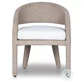 Hawkins Vintage White Outdoor Dining Chair