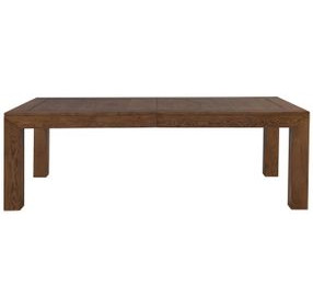 Barnaby Brown 112" Extendable Rectangular Dining Table