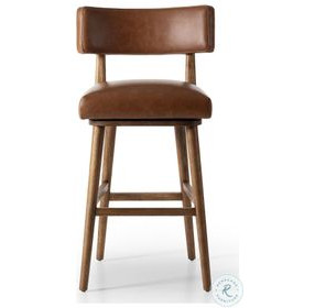 Cardell Sonoma Chestnut Swivel Bar Stool