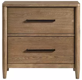 Sonoma Brown 2 Drawer Nightstand