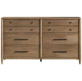 Sonoma Brown 8 Drawer Dresser