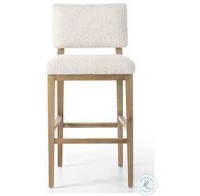 Carlo Somerton Ash Performance Fabric Bar Stool