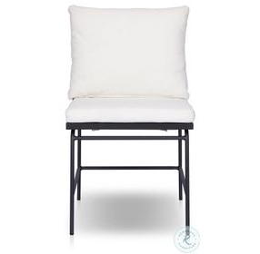 Crete Black Teak Outdoor Dining Chair Set of 2