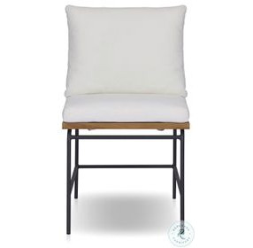 Crete Natural Teak Outdoor Dining Chair Set of 2