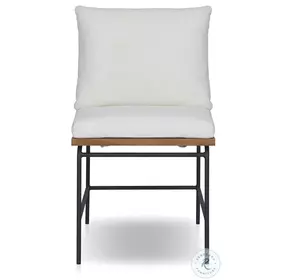 Crete Natural Teak Outdoor Dining Chair Set of 2