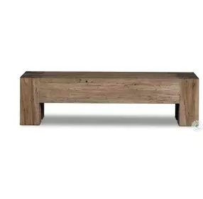 Abaso Rustic Wormwood Oak 70" Accent Bench
