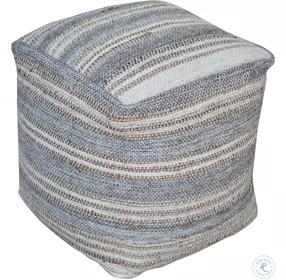 Mesick Light Gray, Cream, and neutral Ottoman