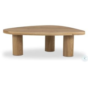Zion Natural Oak Large Free Form Nesting Coffee Table
