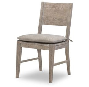 Halifax Colby Walnut Upholstered Side Chair Set of 2
