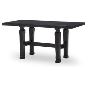 Halifax Flax and Java 84" Extendable Rectangular Friendship Table