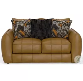 Corvara Caramel 67" Loveseat