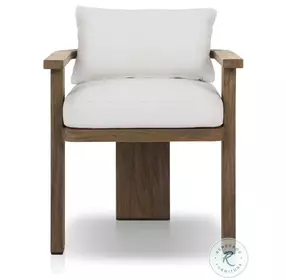 Tahana Alessi Linen Performance Fabric Outdoor Dining Armchair